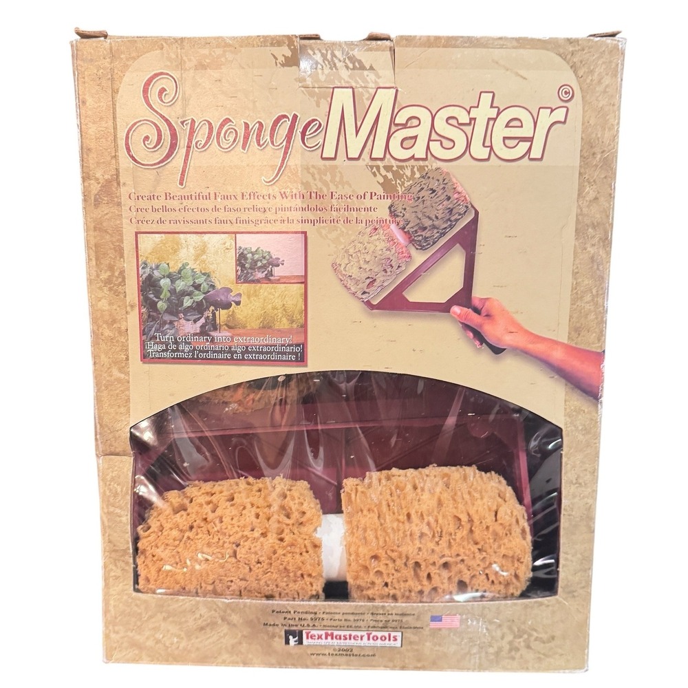TexMaster Tools SpongeMaster Faux Finish Painting Kit 9975 Vintage 2002 NEW